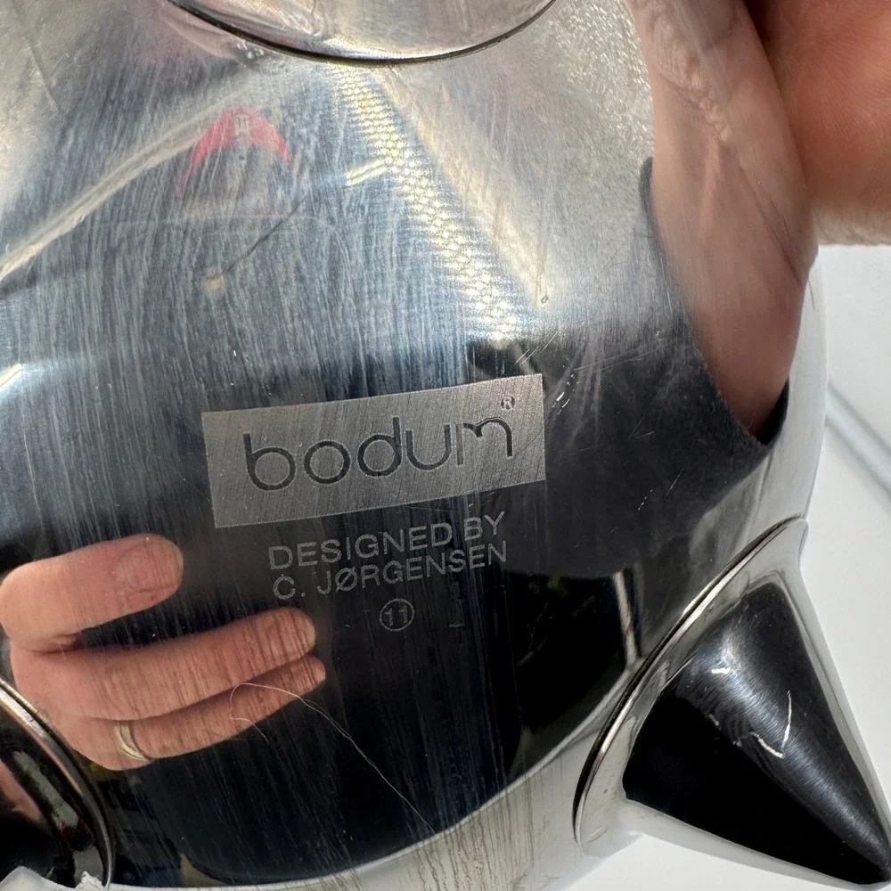 Bodum Naoko Teapot Stainless Steel‎ Carsten Jorgensen Design Genie Lamp MCM